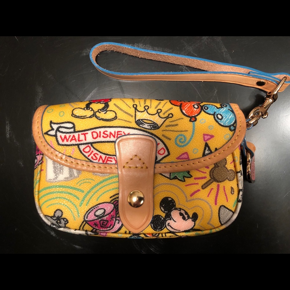 RARE Disney Dooney & Bourke Mickey Mouse Wristlet